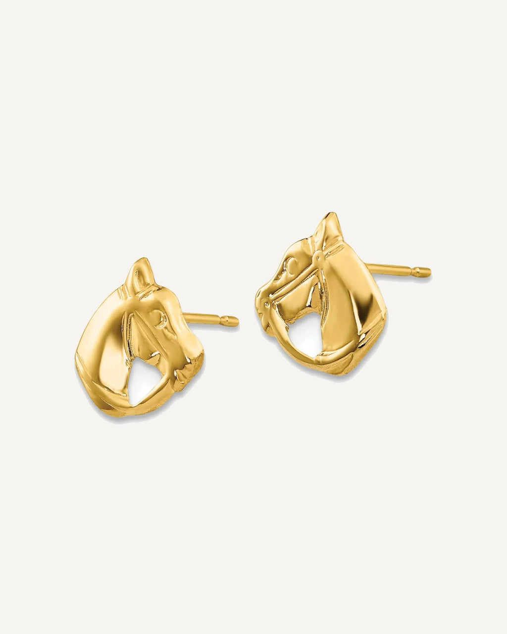 Gold Childrens Screwback Post Earrings – View 2