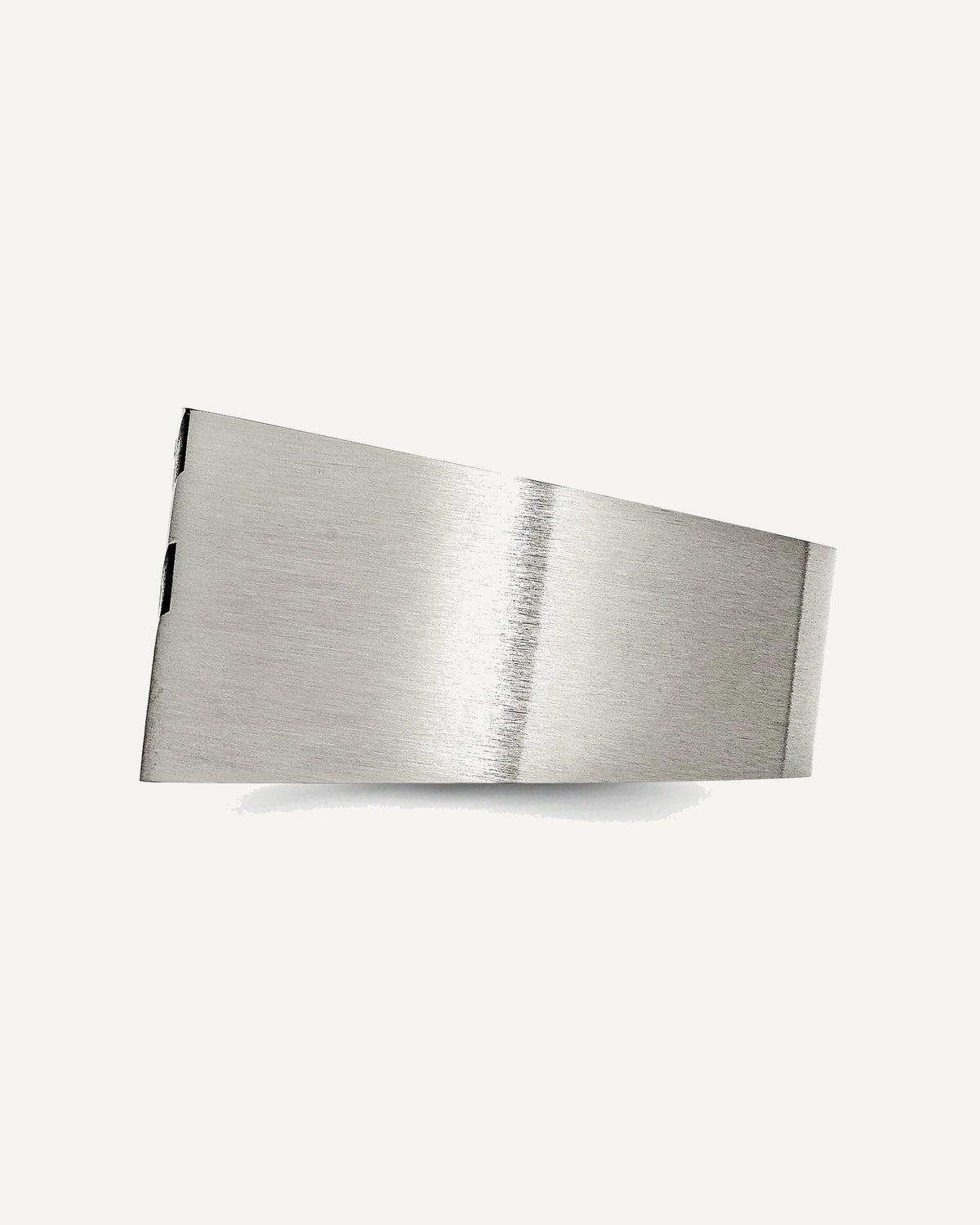Chisel Stainless Steel Brushed Black IP-plated with CZ Signet Ring – View 4