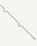 Chisel Stainless Steel Polished with Butterfly Charms 9.5 inch Anklet Plus 1 inch Extension – View 1