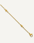 Chisel Stainless Steel Polished Yellow IP-plated 1.6mm Stars 9 inch Anklet Plus 2 inch Extension – View 1