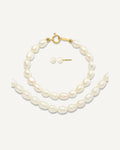 Gold Childrens Pearl Sets — 4 & 12 in, 3 to 5 mm (range) – View 1