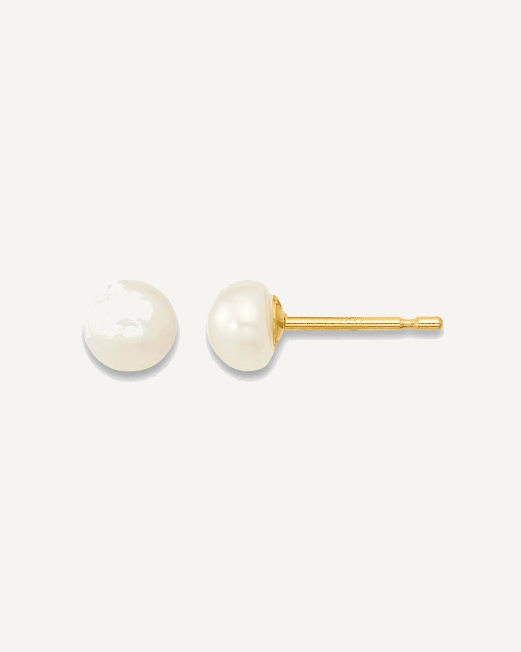 14k 4-5mm White Freshwater Cultured Pearl Pendant/5 inch Bracelet/Post Earrings 3-piece Set – View 2