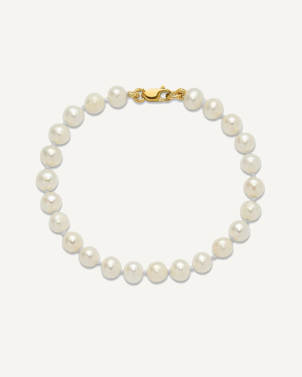 14k 4-5mm White Freshwater Cultured Pearl Pendant/5 inch Bracelet/Post Earrings 3-piece Set – View 8