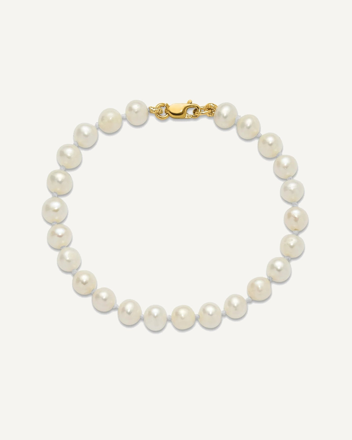 14k 4-5mm White Freshwater Cultured Pearl Pendant/5 inch Bracelet/Post Earrings 3-piece Set – View 8