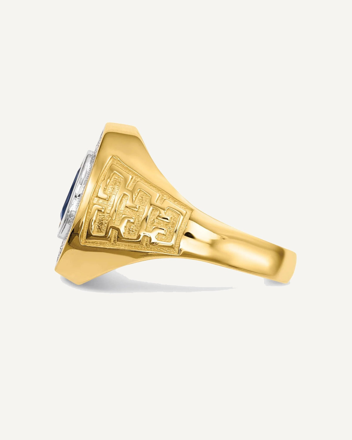 Gold Mens CZ Rings – View 7
