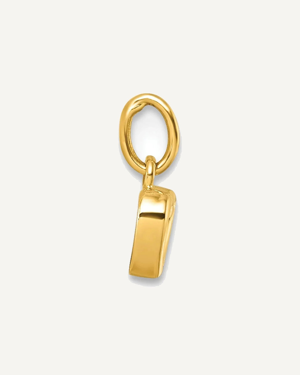 14K Polished Open Heart Pendant – View 2
