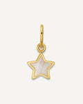 14K Polished Mother of Pearl Star Pendant – View 1