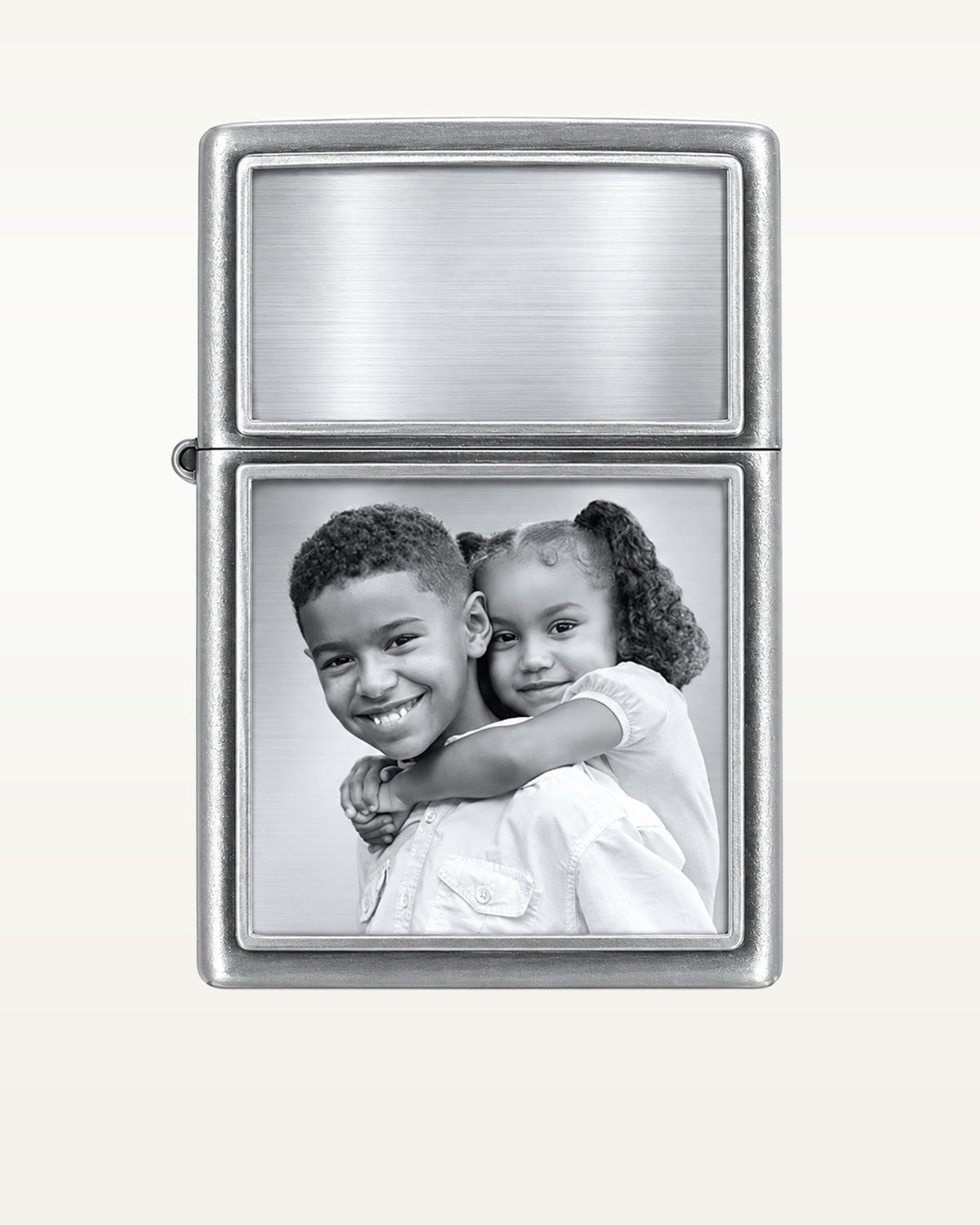 Zippo Style Laser Engravable Chrome Polished Lighter