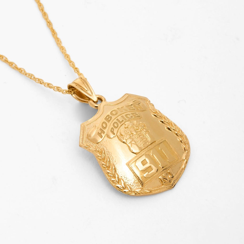 Personalized New Jersey Police Badge with Your Number & Department