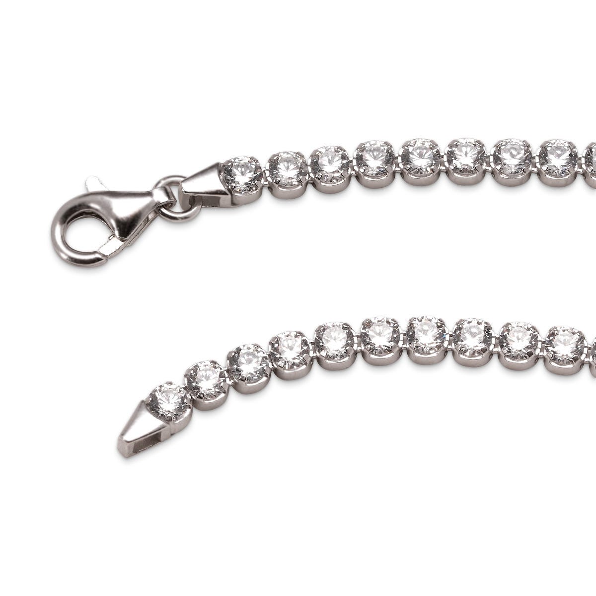 Shimmering CZ Tennis Bracelet