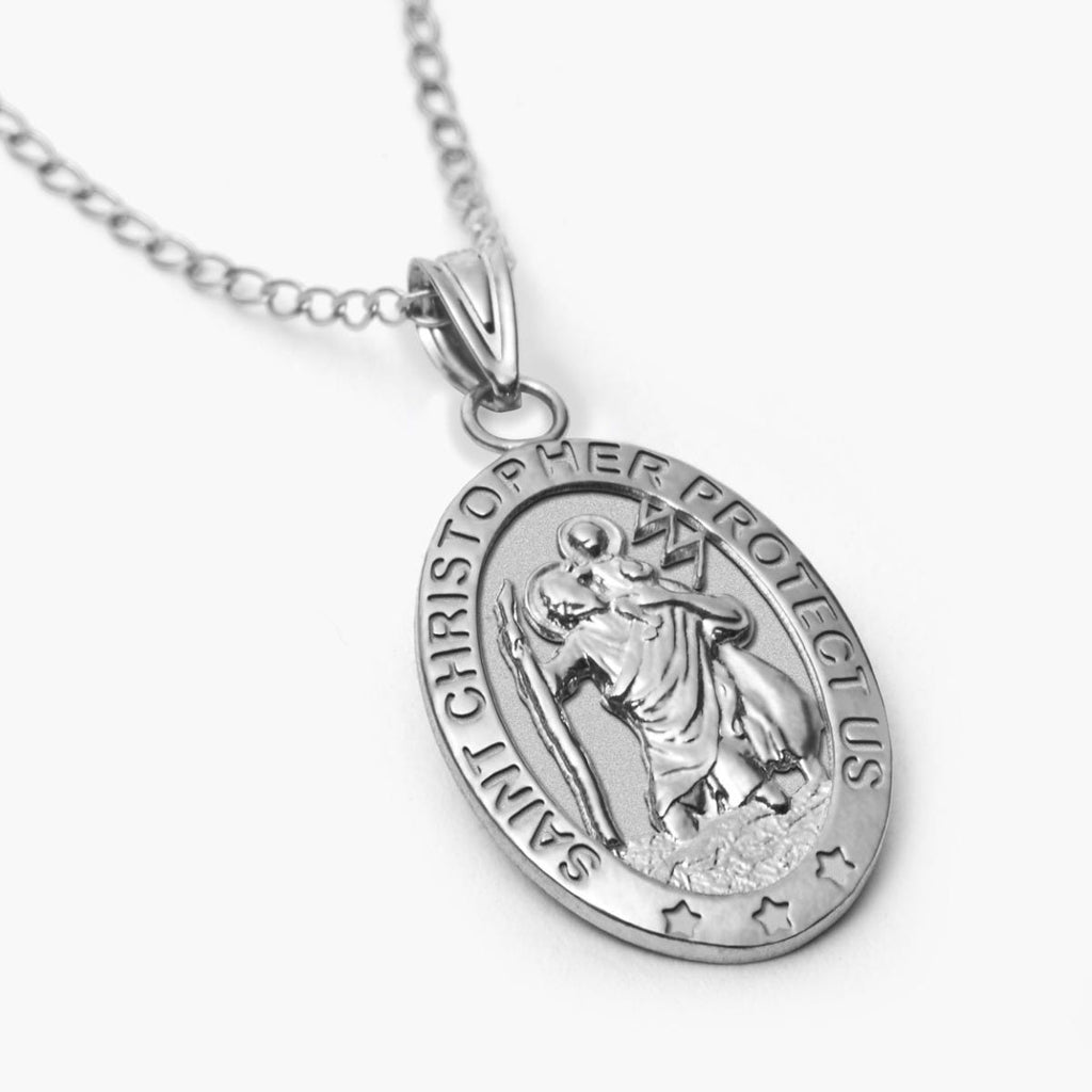 Saint Christopher Oval Medal
