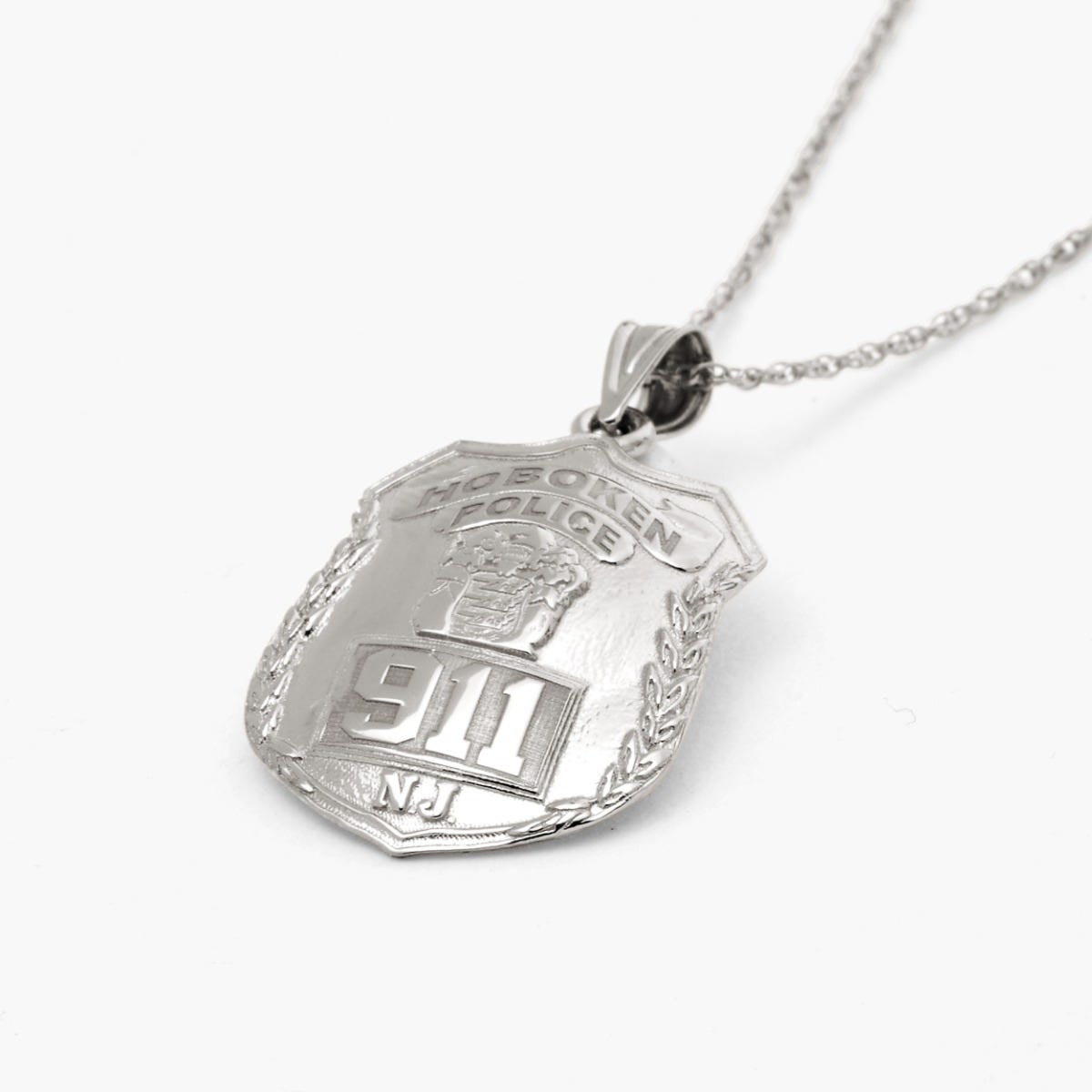 Personalized New Jersey Police Badge with Your Number & Department
