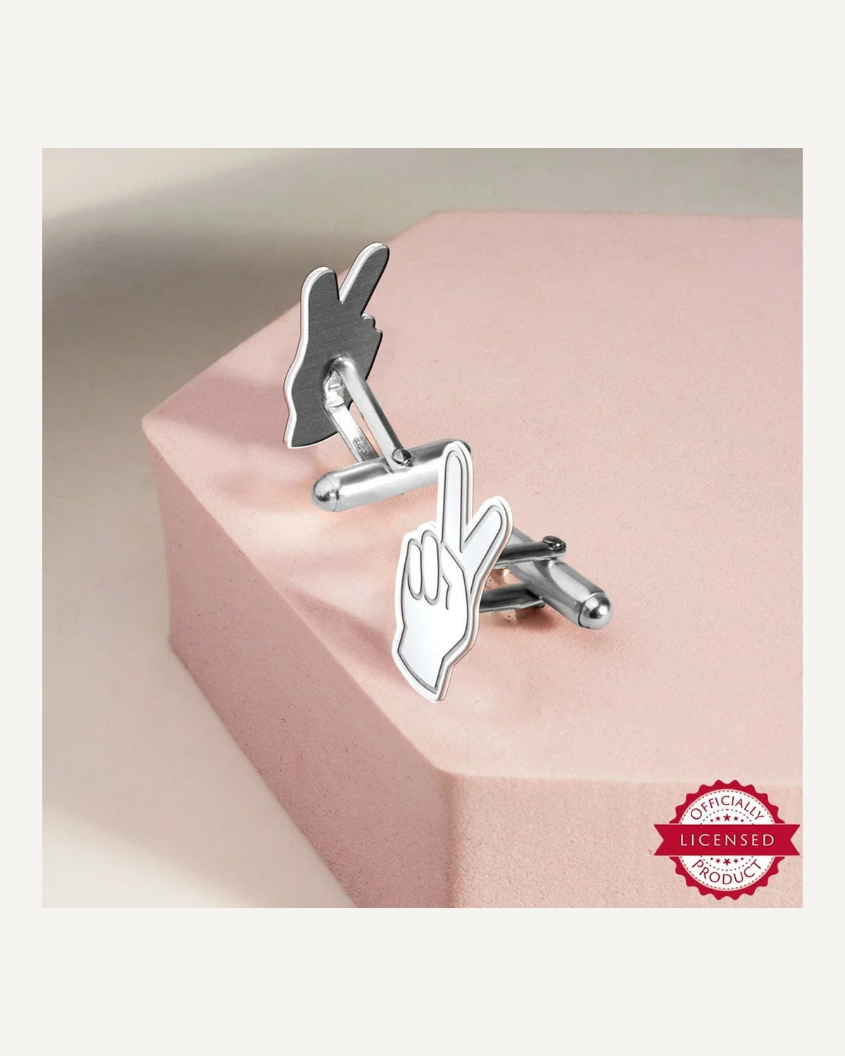 Pair of USC Fight On Fingers Cufflinks