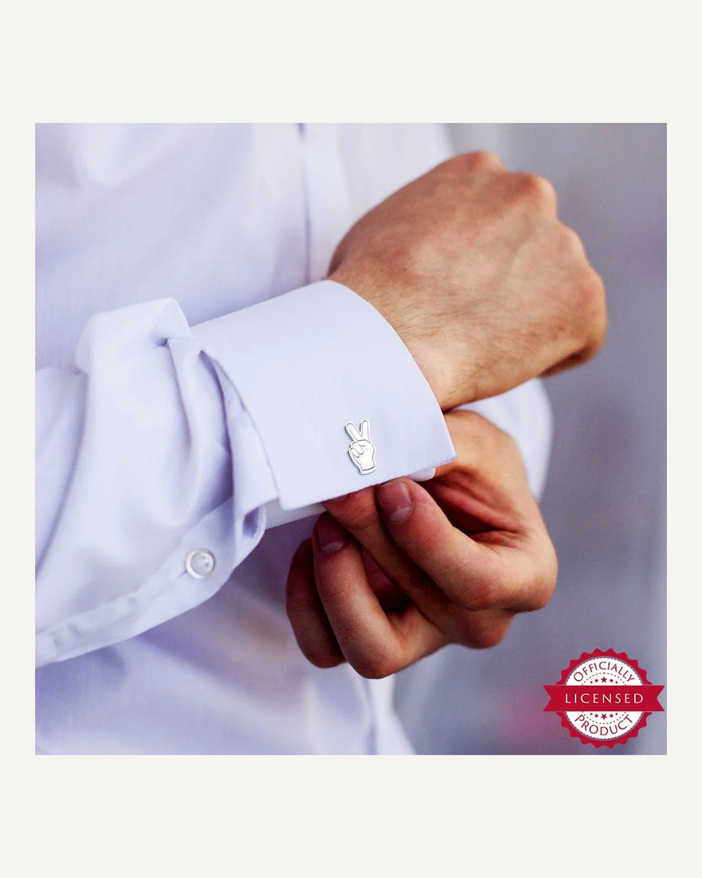 Pair of USC Fight On Fingers Cufflinks