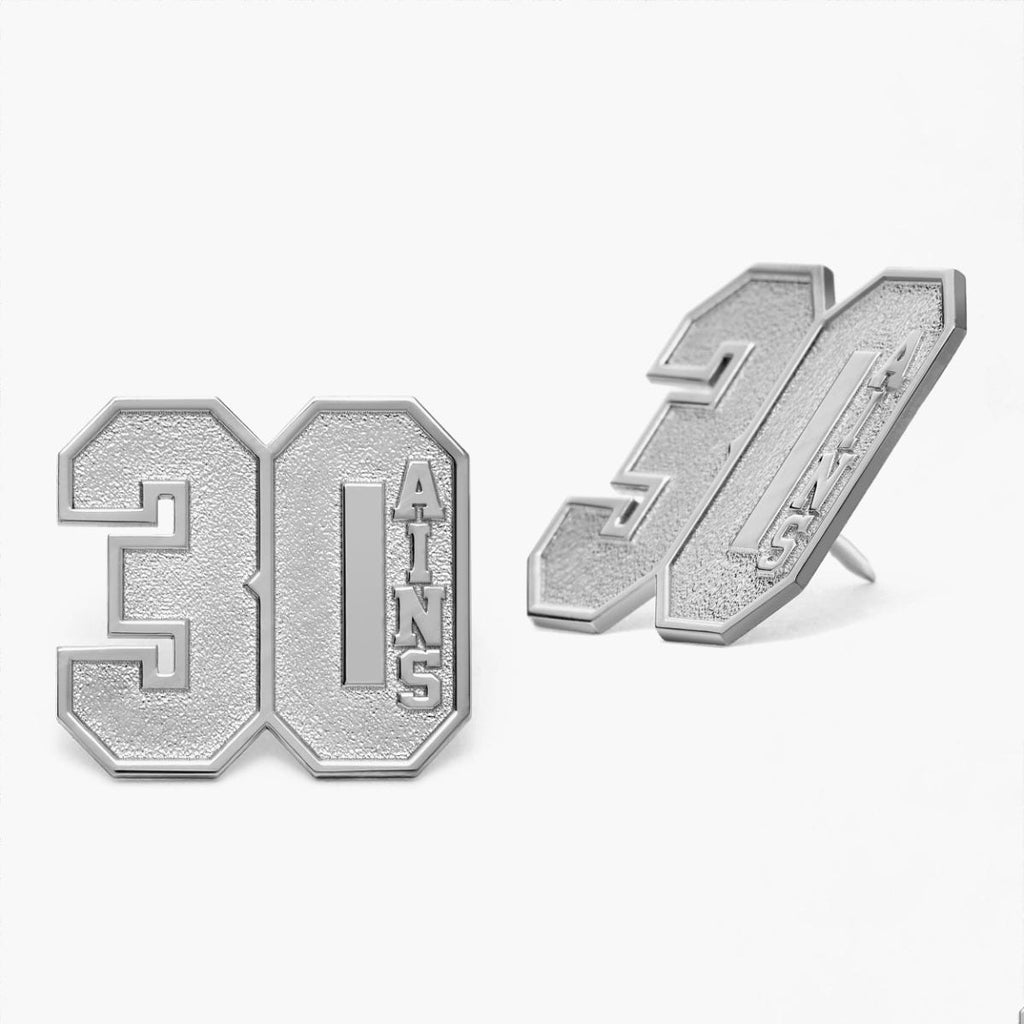 Personalized Name & Number Hat Pin