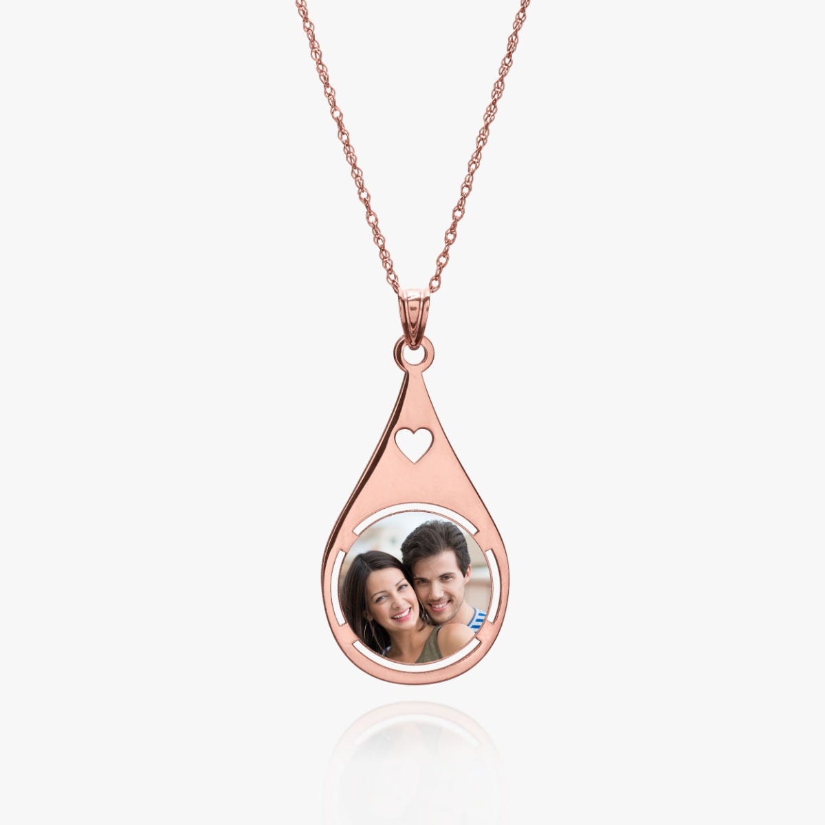 Tear Drop w/ Heart Cut Out