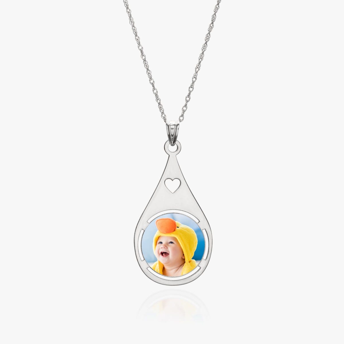 Tear Drop w/ Heart Cut Out