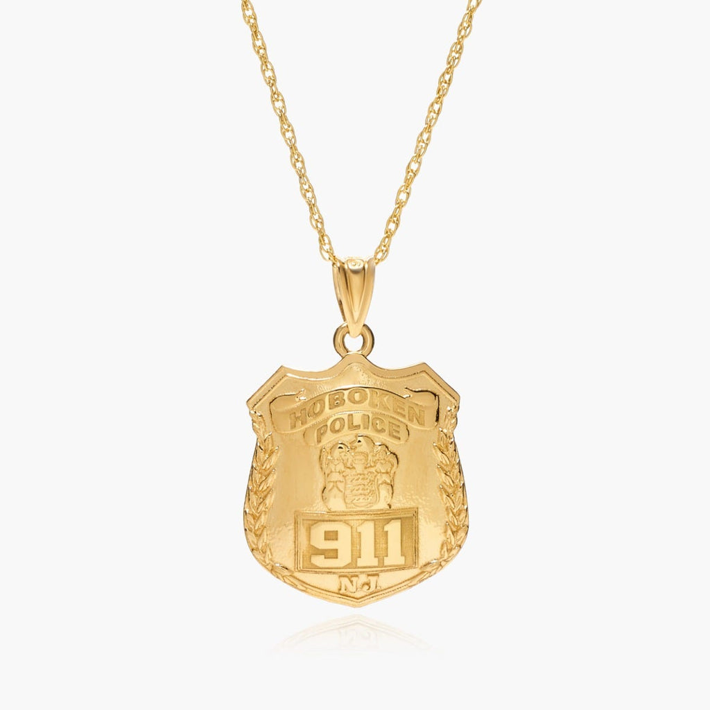 Personalized New Jersey Police Badge with Your Number & Department