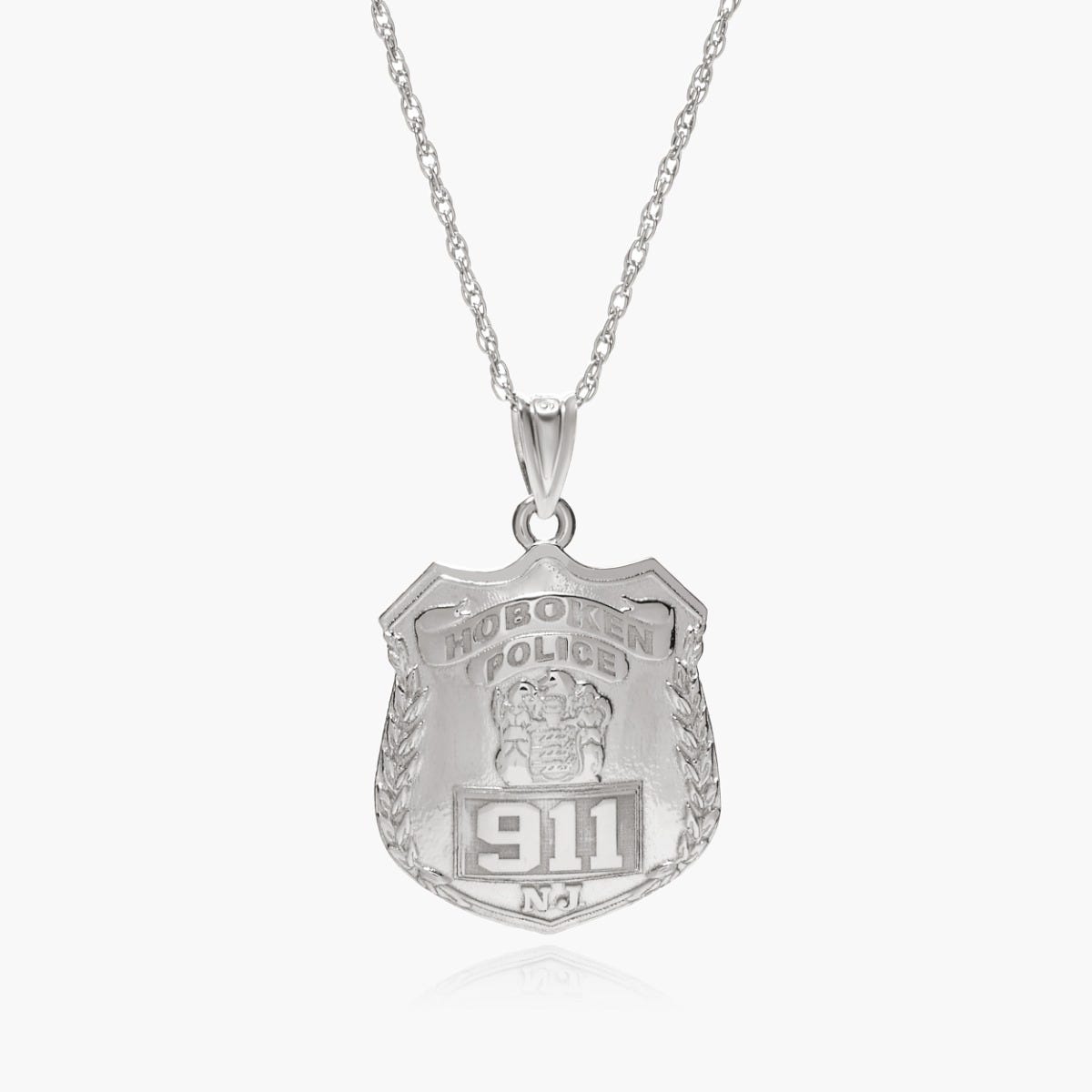 Personalized New Jersey Police Badge with Your Number & Department
