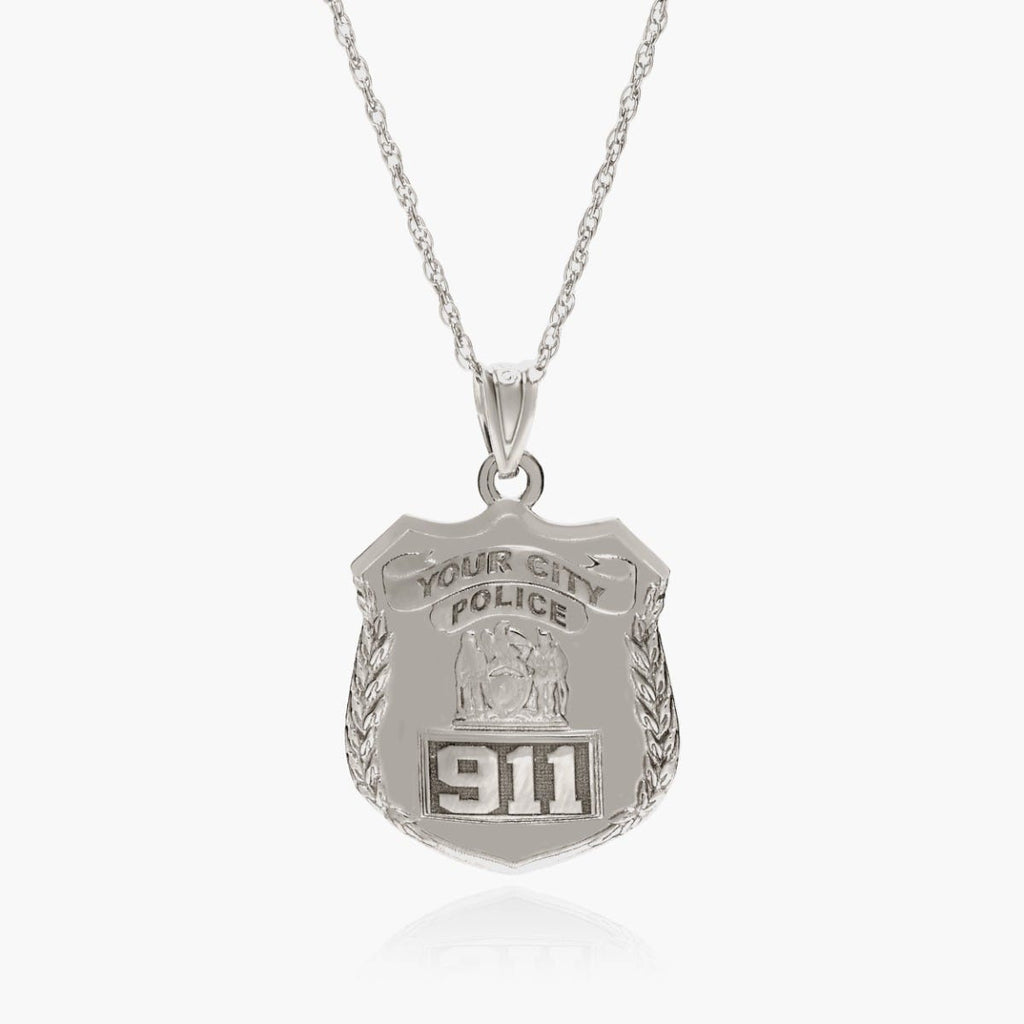 Personalized Police Badge with Your Number & Department