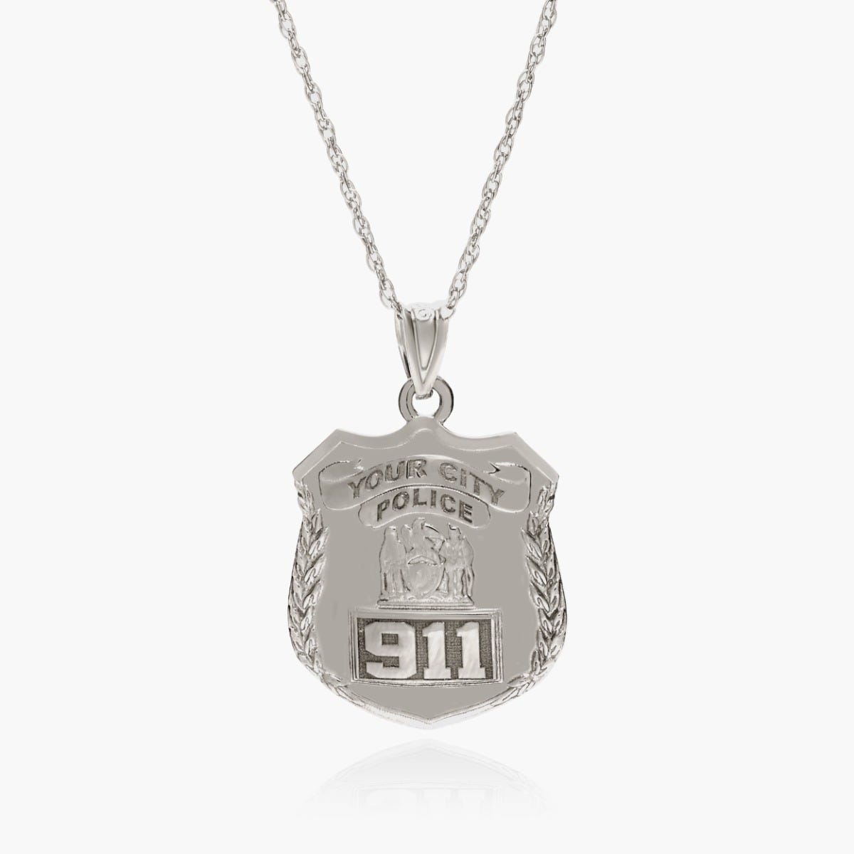 Personalized Police Badge with Your Number & Department