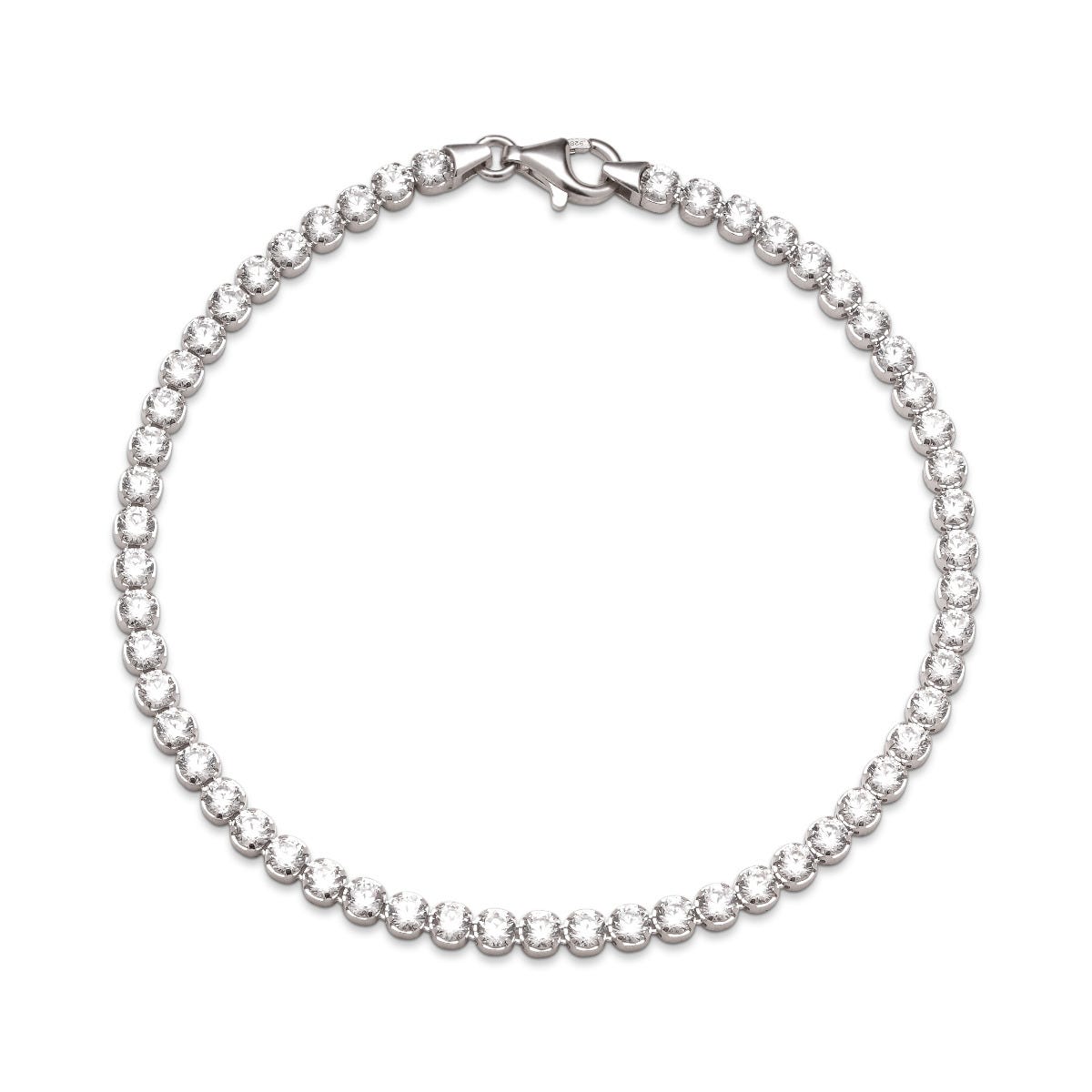 Shimmering CZ Tennis Bracelet