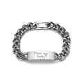 Personalized Handwriting Men's Day ID Bracelet