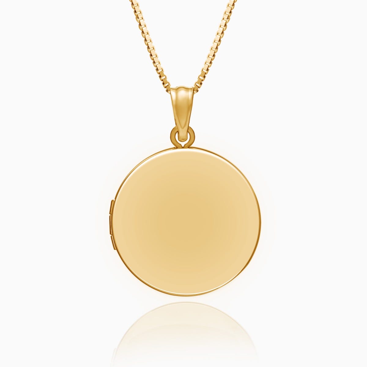 Build Your Own 14K Gold 2-Picture Round Locket