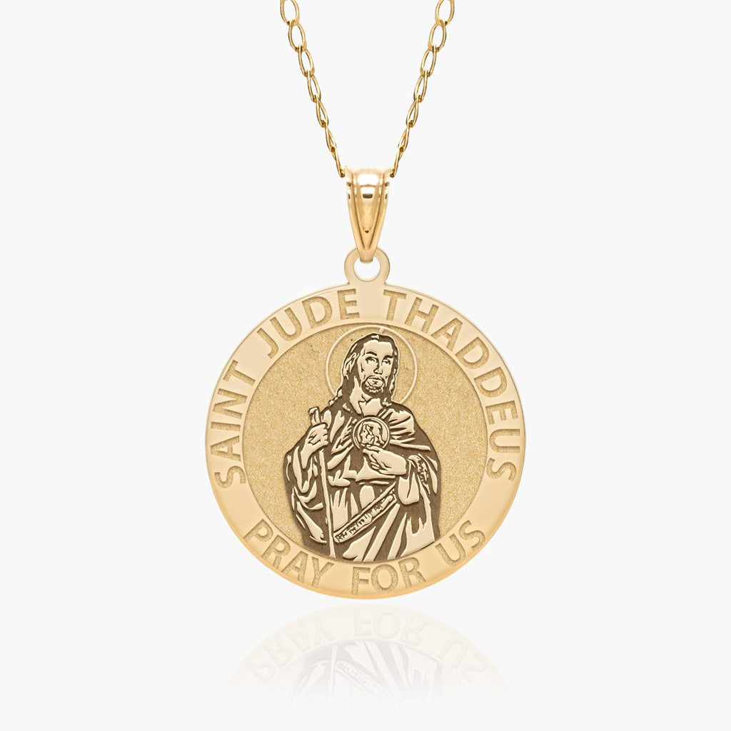 Saint Jude Round Religious Medal