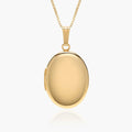 14k Gold Filled Oval Photo Locket
