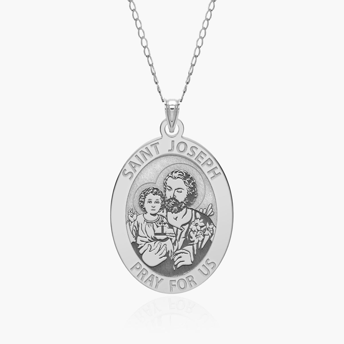 Saint Joseph Religious Oval Medal