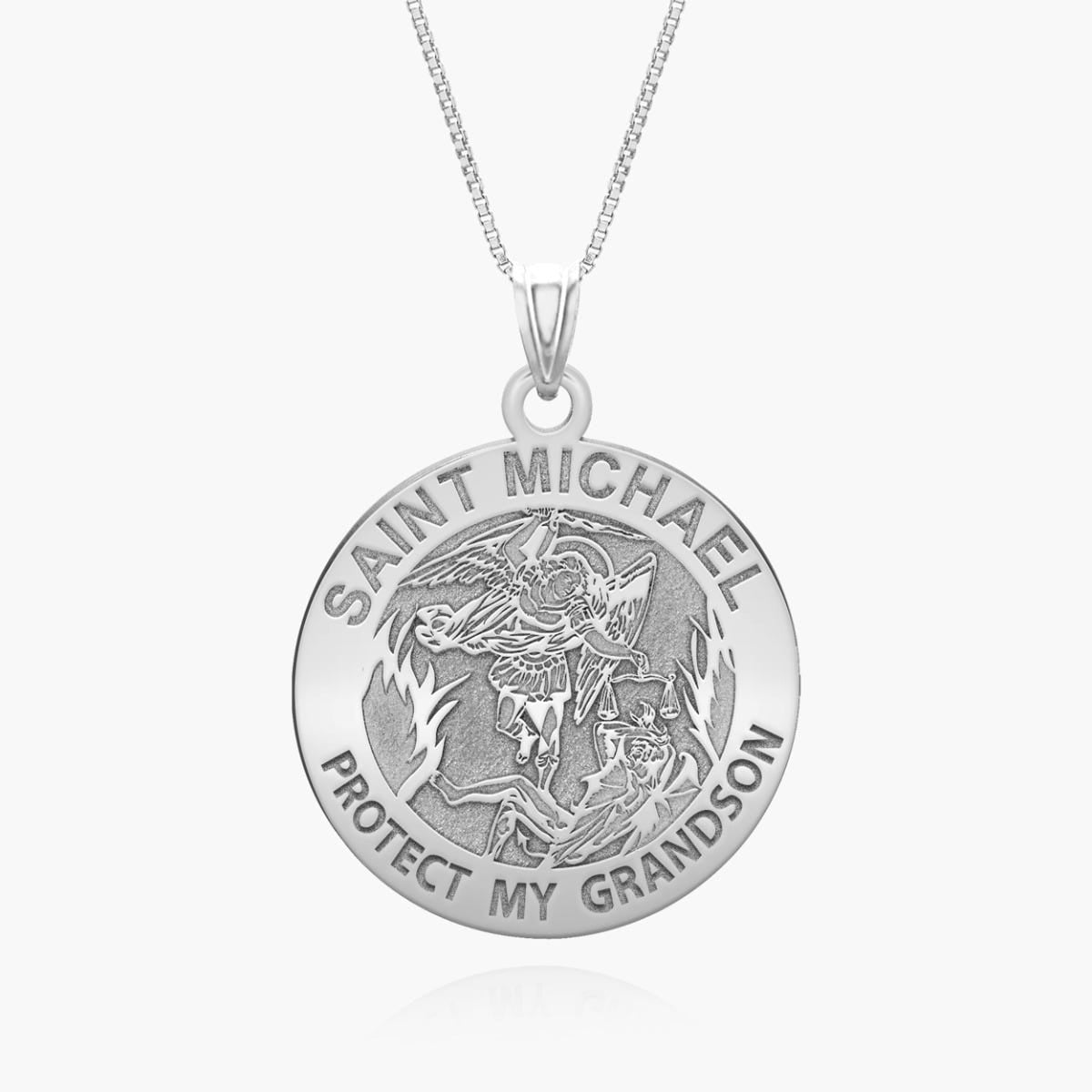 Saint Michael - Protect My Grandson - Religious Medal  "EXCLUSIVE"