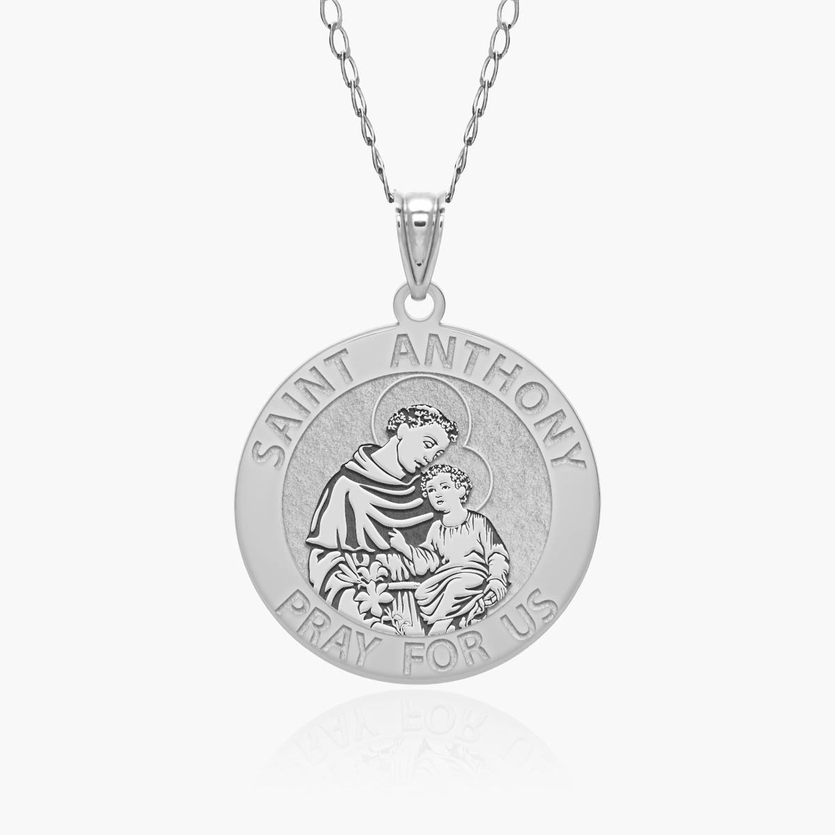 Saint Anthony Round Religious Medal "EXCLUSIVE"