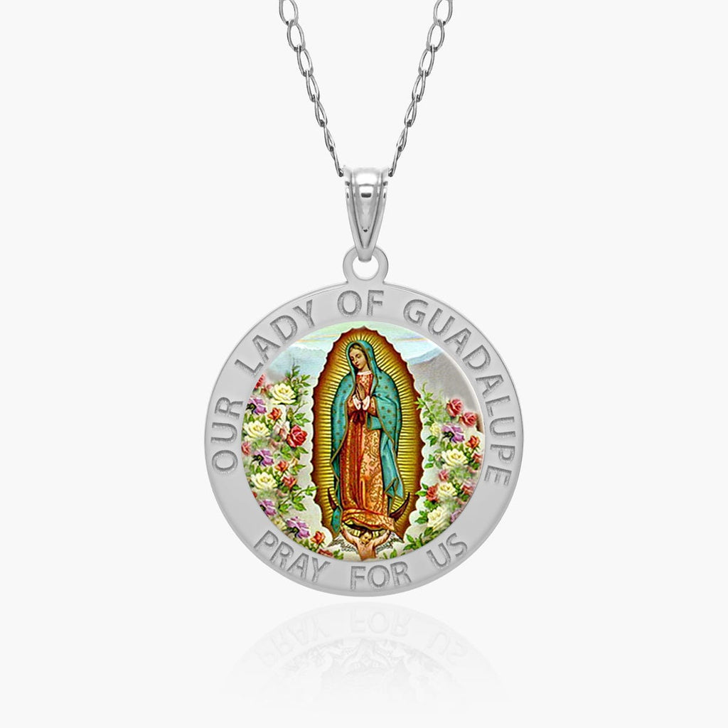 Our Lady of Guadalupe Religious Medal  "Color EXCLUSIVE"