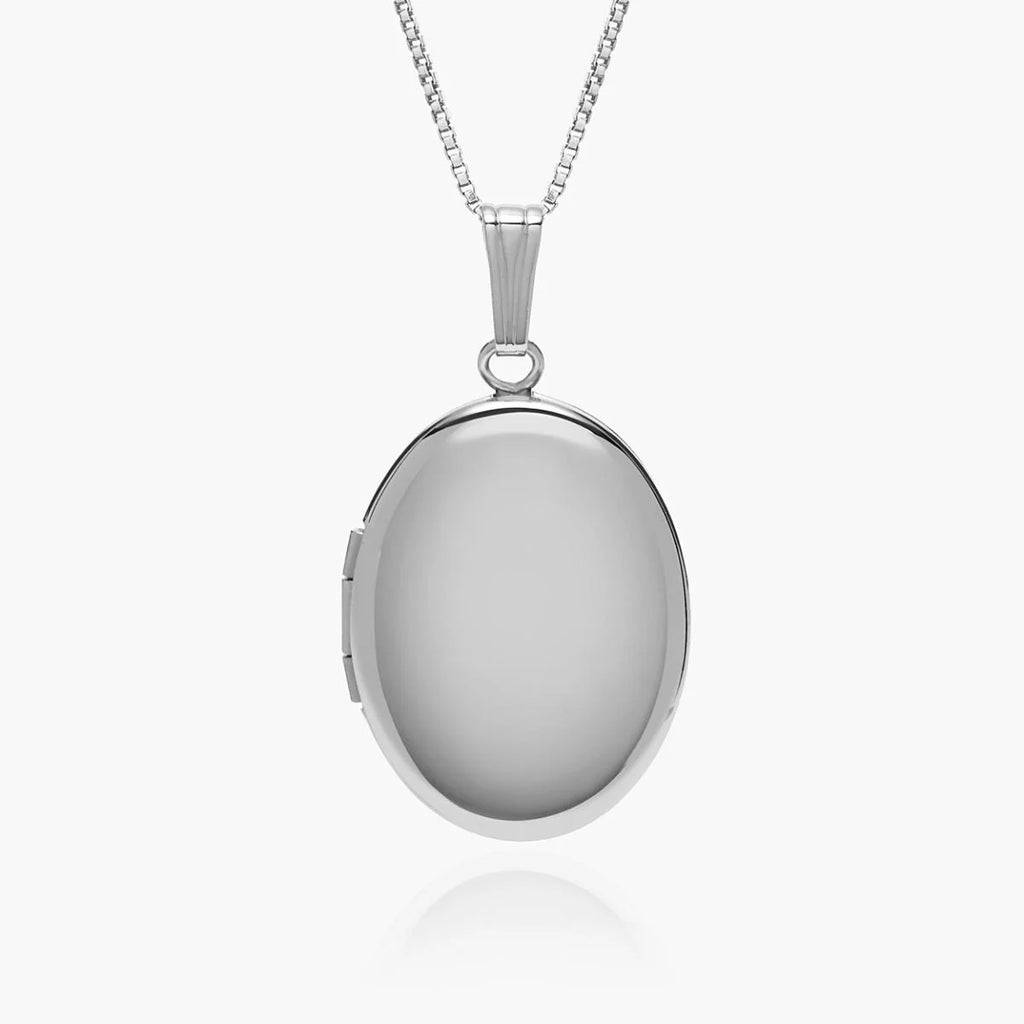 Build Your Own 14K Gold 2-Picture Oval Locket