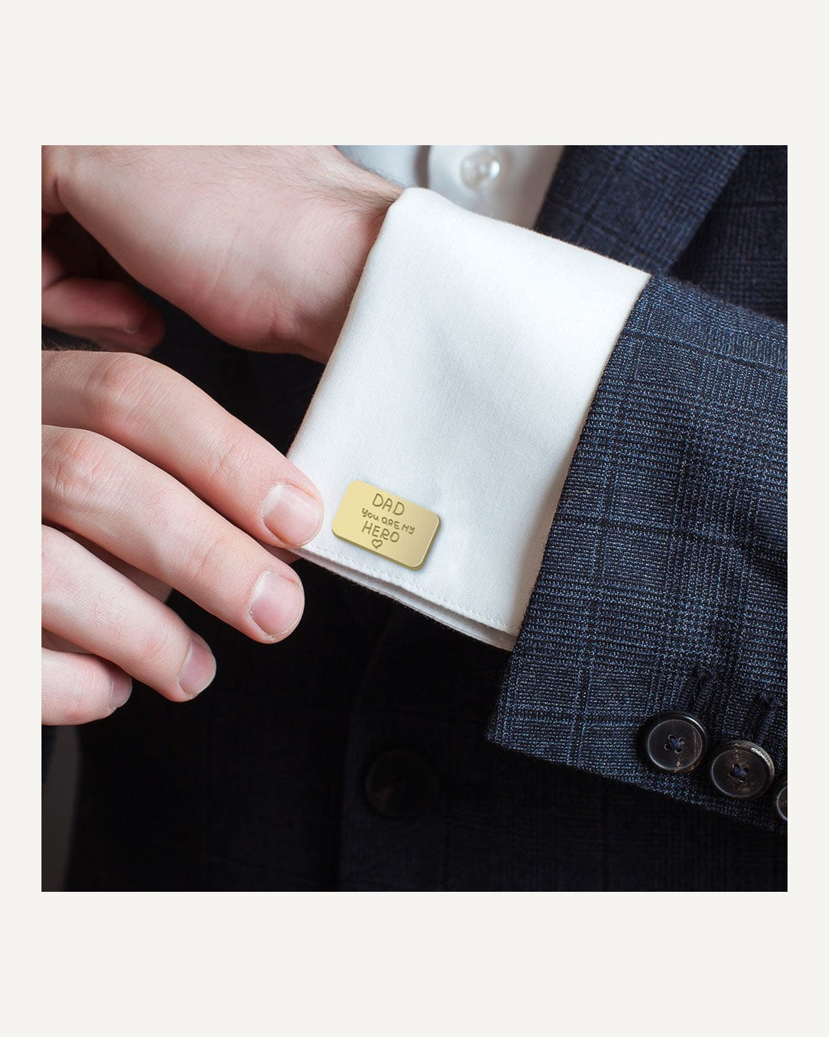 Personalized Handwriting Men's Cufflinks