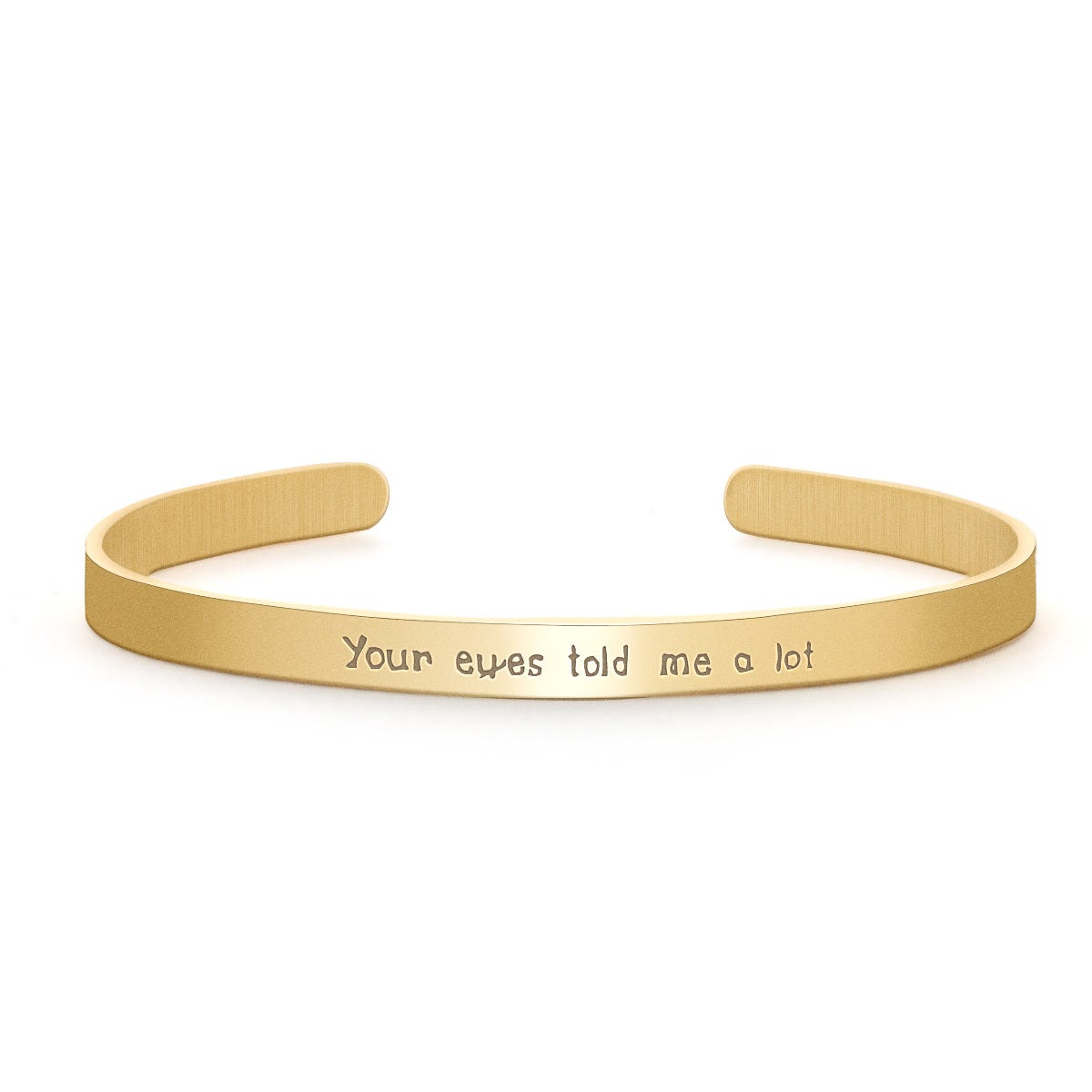 Handwriting Bangle Bracelet
