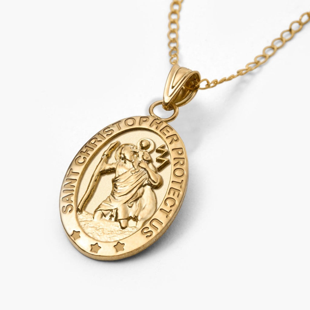 Saint Christopher Oval Medal