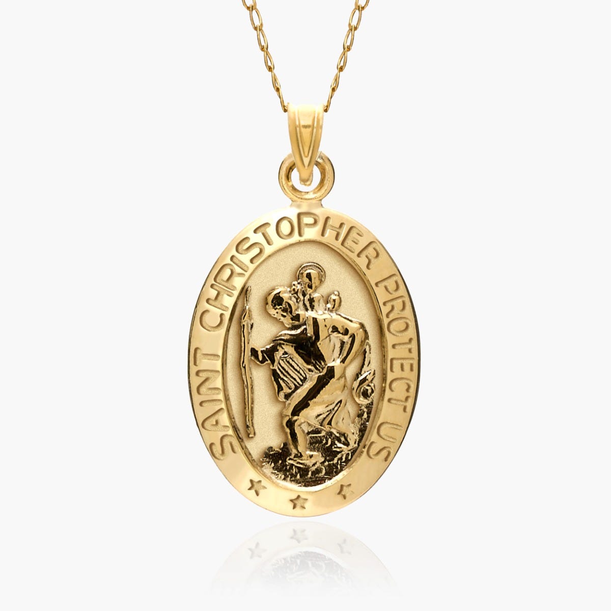 Saint Christopher Oval Medal