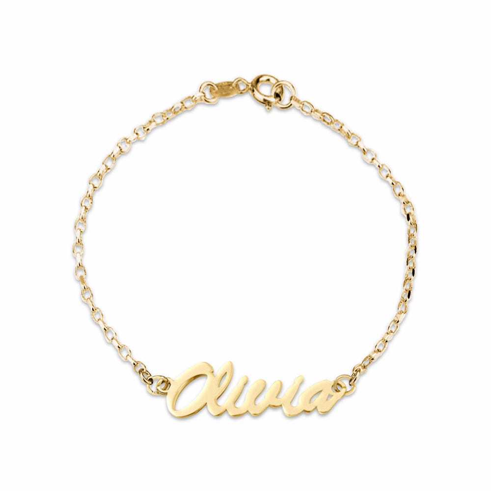 Exclusive Personalized Script Name Bracelet - Adjustable Size