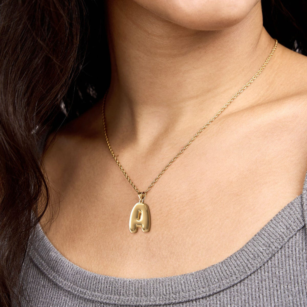 Bubble Initial Pendant