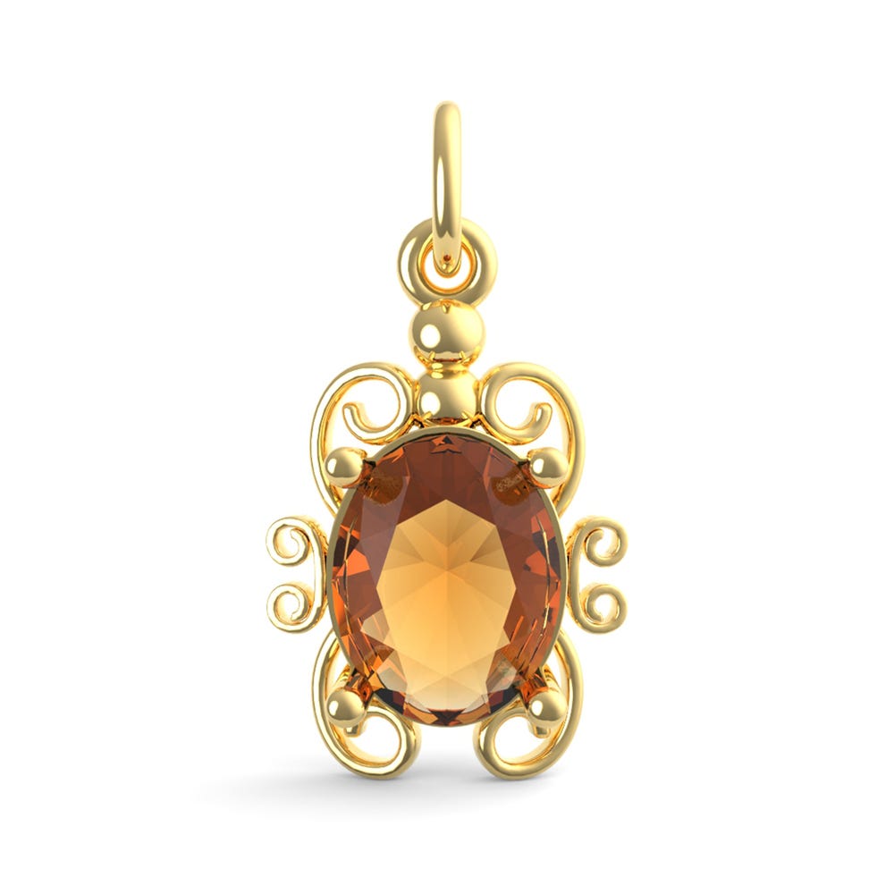 Filigree November Stone Charm(4764-011)