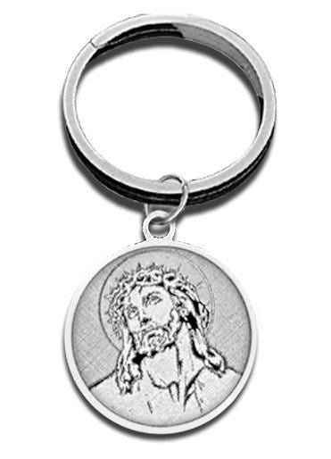 Ecce Homo Jesus Religious Engravable Keychain