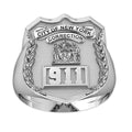 Personalized Corrections Badge Ring with Number & Department