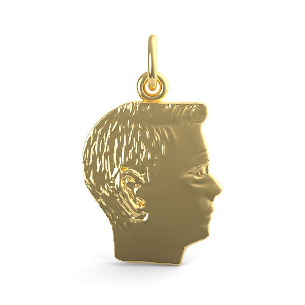 Boys Head Charm