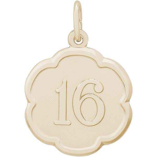 Number 16 Engravable
