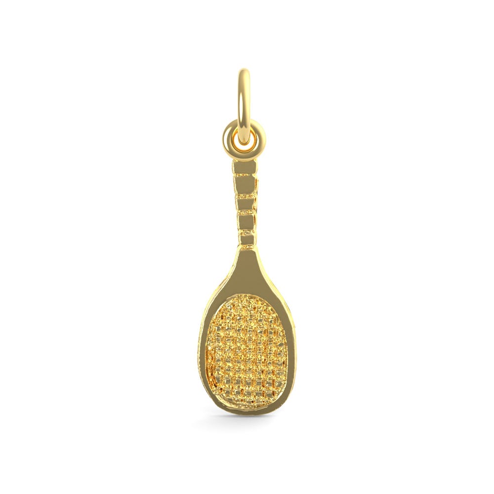 Racquetball Racquet Accent Charm