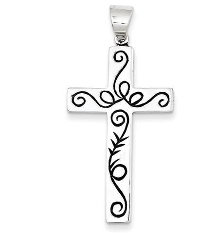 Sterling Silver Latin Cross Pendant