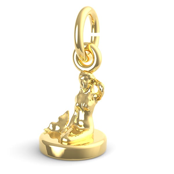 Danish Mermaid Charm