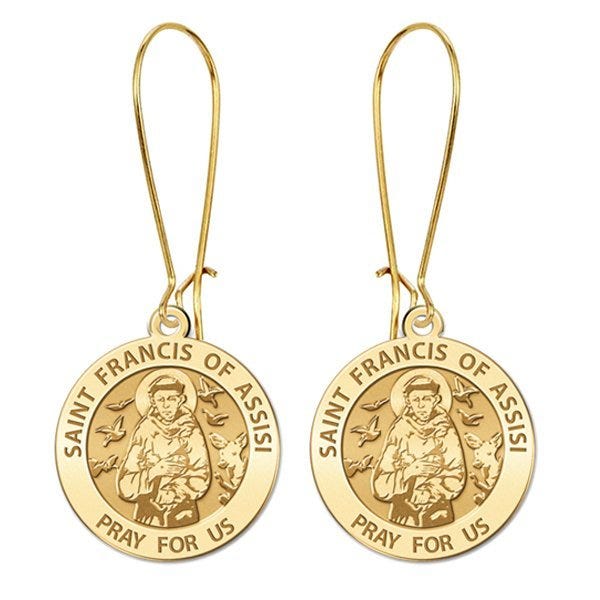 Saint Francis of Assisi Earrings
